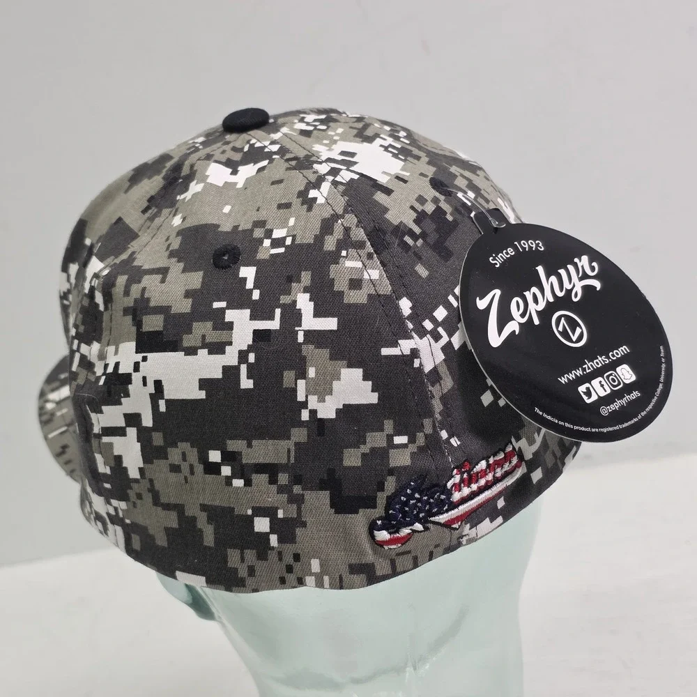 Biloxi Indians High-School Zephyr Digi Camo MS, USA Fitted‎ Hat Men's Sz XL NWT
